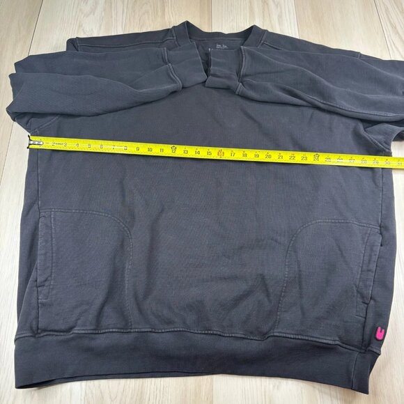 Unless Collective Mens Black Long Sleeve Crew Neck Pullover Sweatshirt Size XXL - Picture 8 of 8